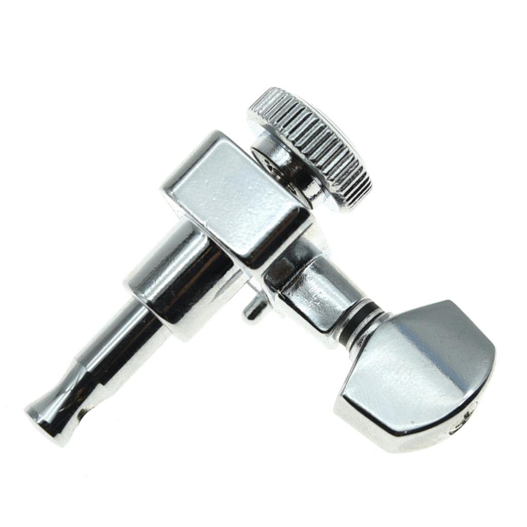 Dopro 2 Pin Locking Guitar Tuners Tuning Keys Pegs Machine Heads for American FD Strat/Tele Chrome